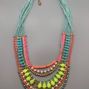 Multi Strand Statement Necklace by Tanjore